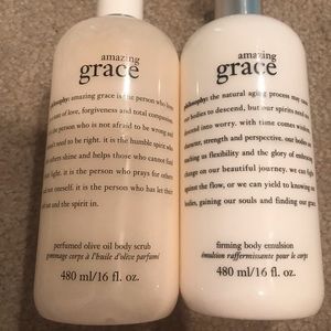 Philosophy Amazing Grace Scrub and Lotion set